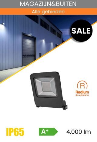 LED-schijnwerper Radium FLOODLIGHT ip65 LED 50W/4000K