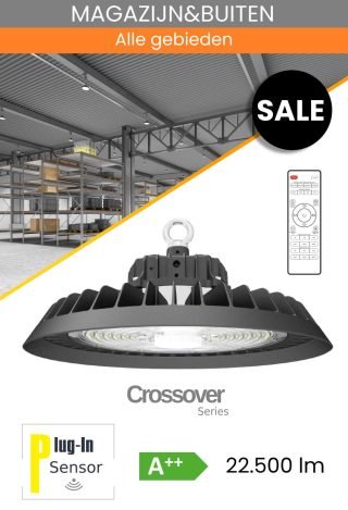 Dimbare highbay LED-armatuur met sensor en afstandsbediening 150W/4000K