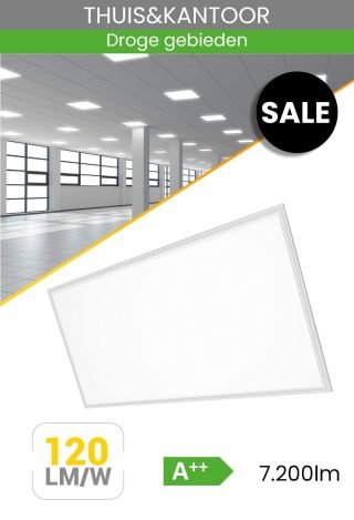 LED-paneel 600x1200mm 60W/4000K