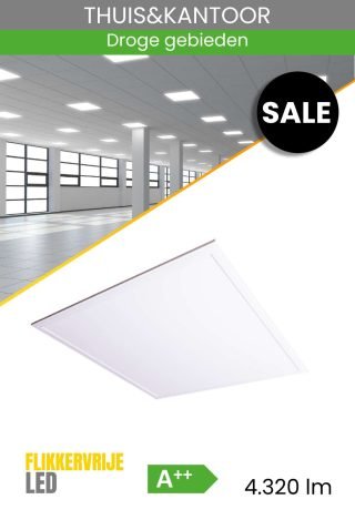LED-paneel 600x600mm 36W/4000K