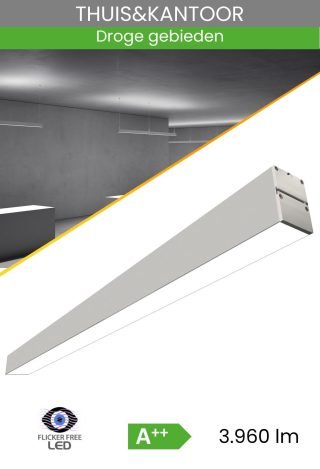 LED pendelarmatuur met hoge lichtopbrengst 1200mm 36W/4000K