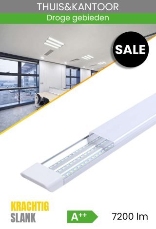 Slanke, allround LED-armatuur met hoog vermogen G2 1500mm 50W/4000K