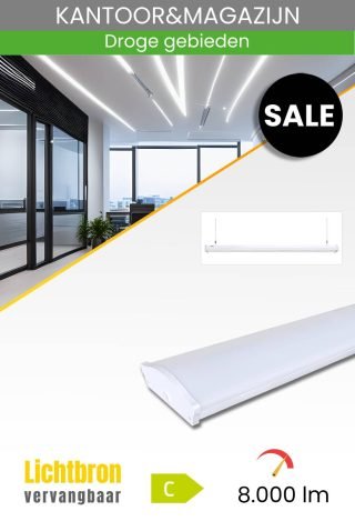 LED-armatuur met vervangbare lichtbron 1200 mm 50 W/4000K